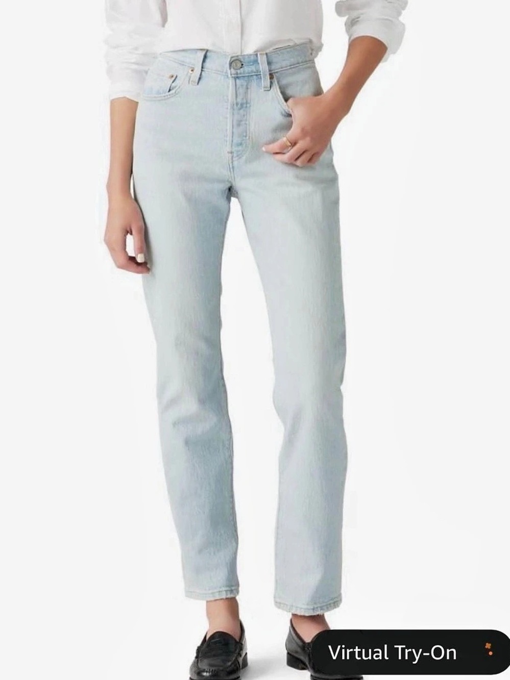 Levi's 501 Straight Leg Jeans in Blue Waist 30